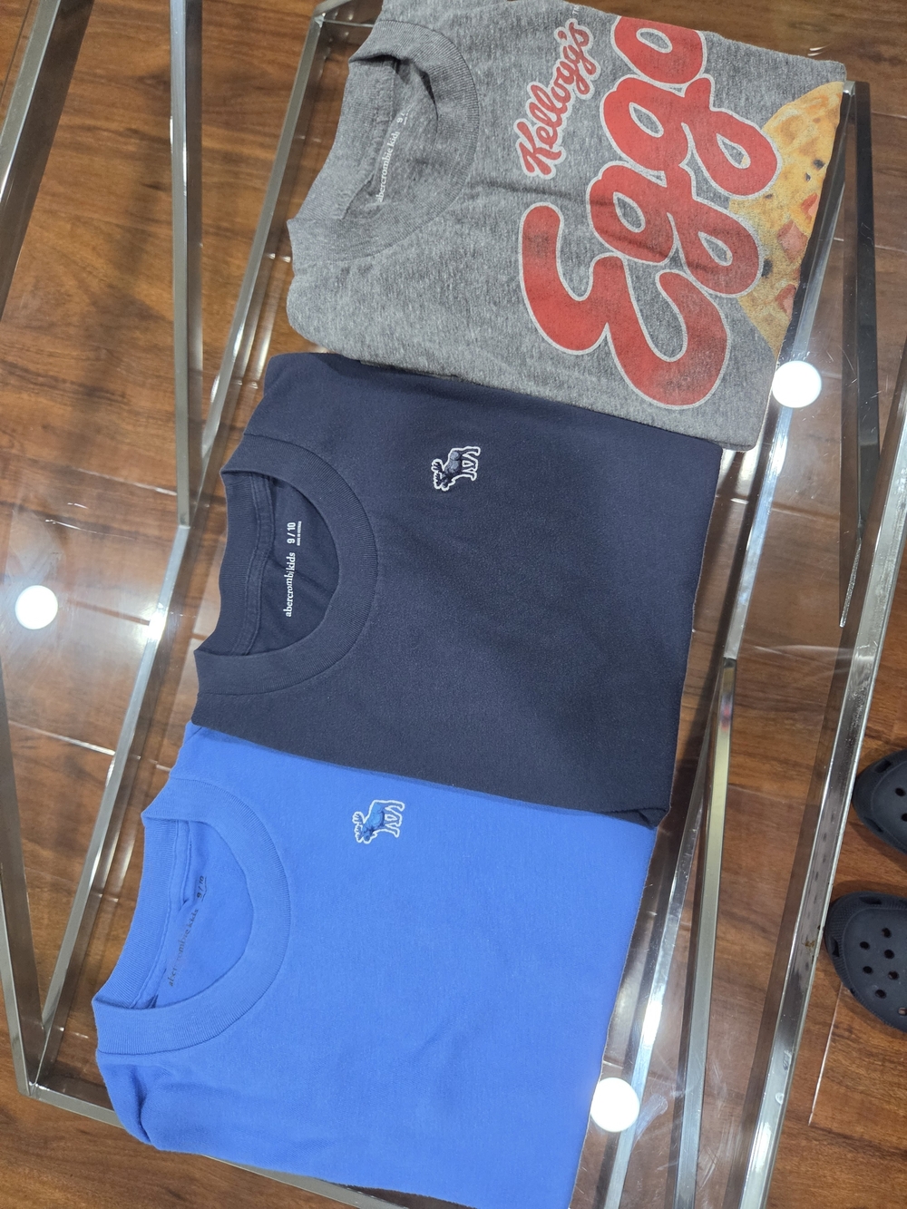 Kellogg's & Solid Crewneck Tee Pack - Gray, Navy, Royal Blue